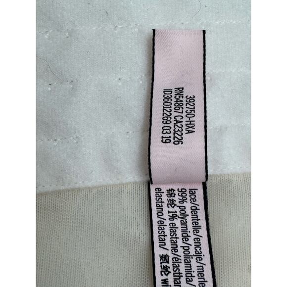 Victoria’s Secret Dream Angels Lace Corset Bralette Bustier Cream 32C - Picture 11 of 13